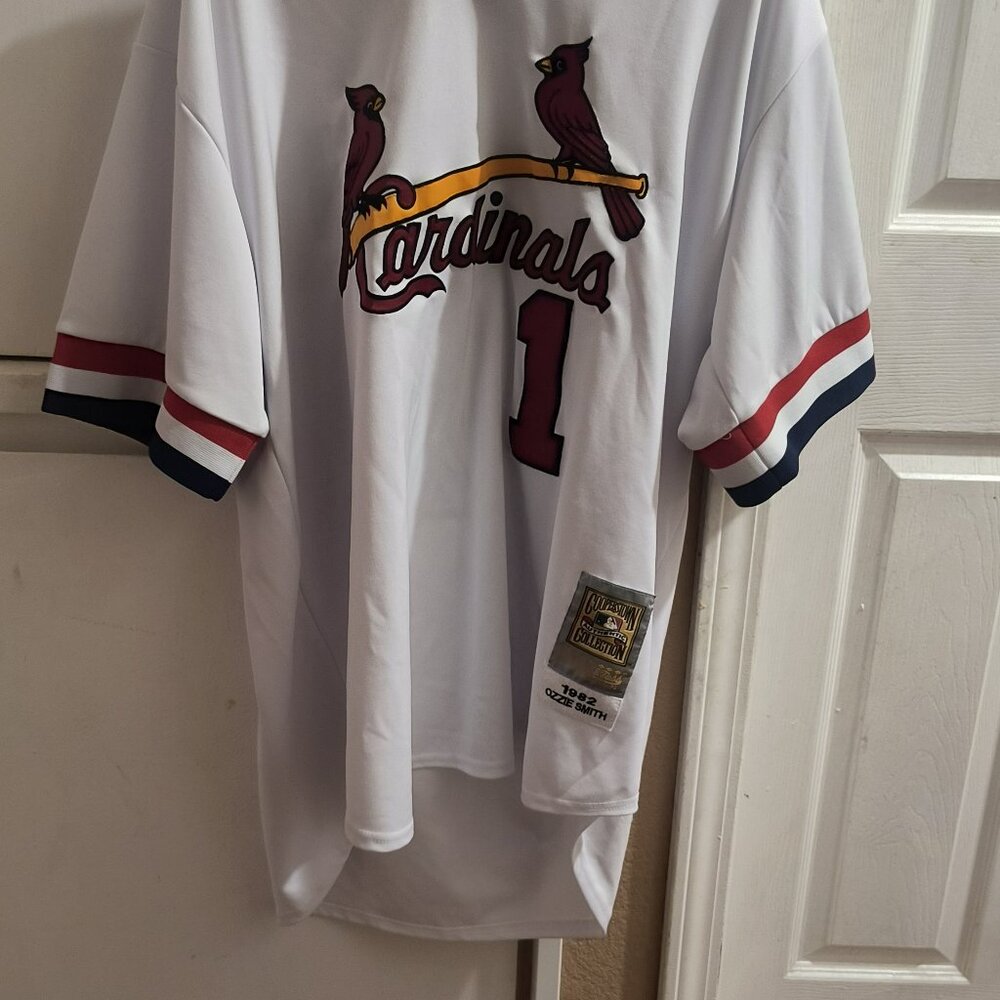 Ozzie Smith Mitchell & Ness St Louis Cardinals Jersey - Picture 1 of 6